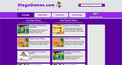 Desktop Screenshot of diegogames.com
